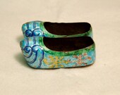 ANTIQUE CHINESE CLOISSONE SHOES