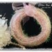 2 Yards Wired Tinsel Shabby Cottage French Style Garland - Baby Pink