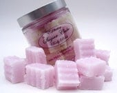 Exfoliating Solid Sugar Cube Body Polish 8 oz Jar  Lavender (Vegan Friendly)