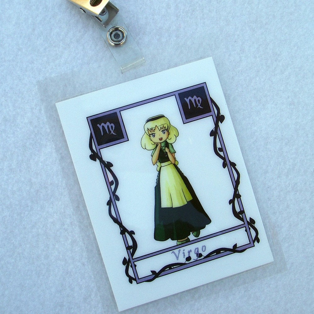 Chibi Virgo - Zodiac Badge