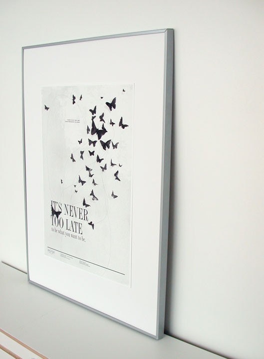 Never too late 8.5x11 -Pep Art- Collection
