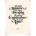 INVICTUS on cream - typography art print - 13 x 19 in French or English - vintage collection