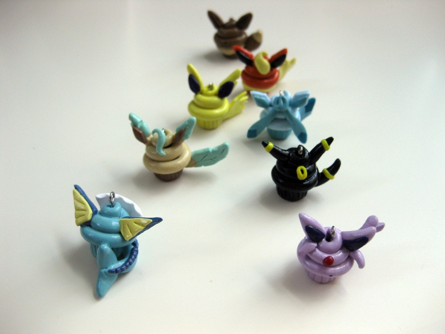 Eevee Evolution Complete Pendant Set