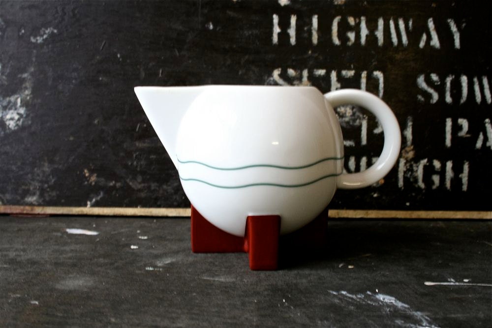 Michael Graves for Swid Powell 1980s PostModern Cream Pitcher Creamer