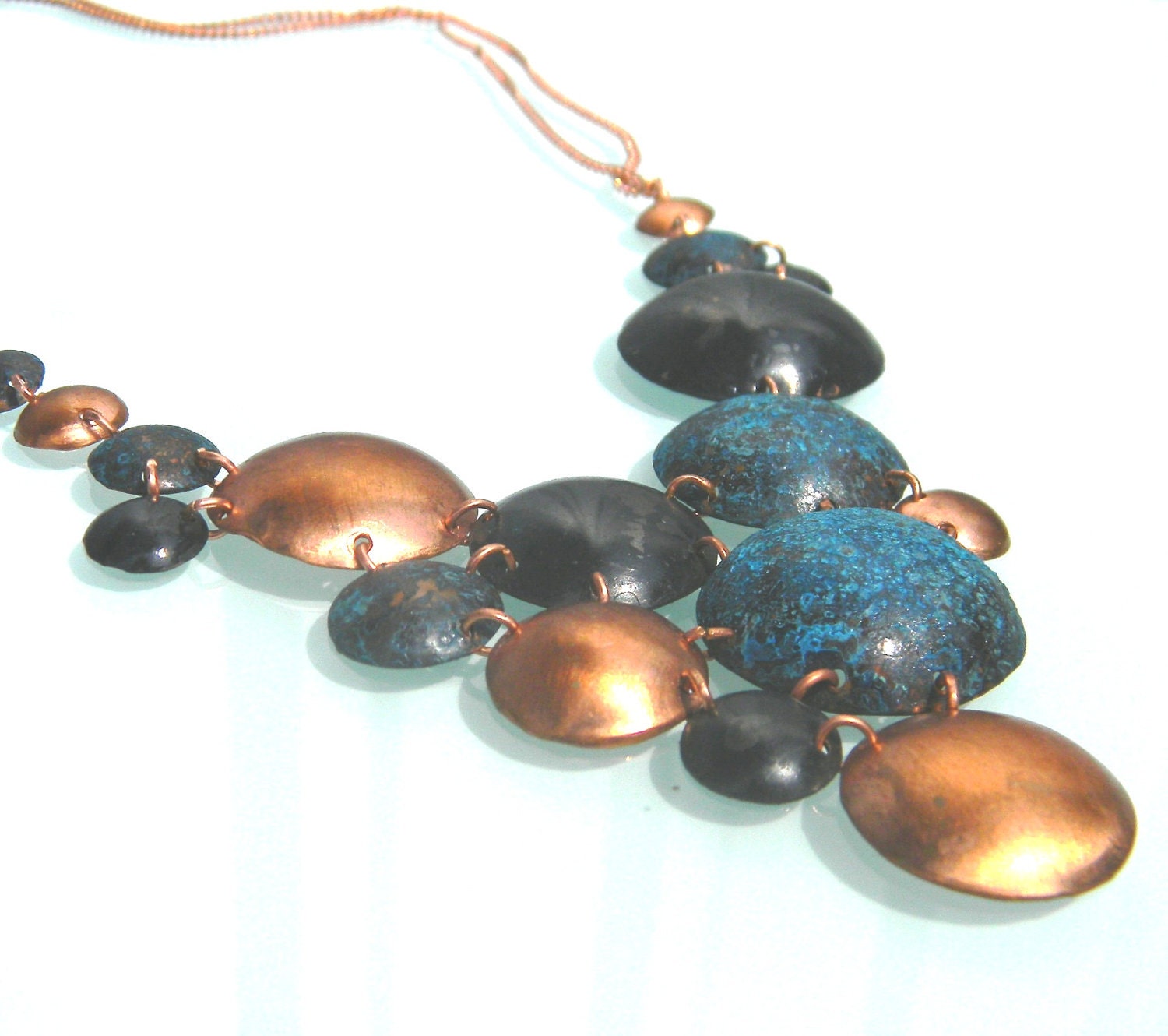 Blueberry Tea Bubbles Necklace