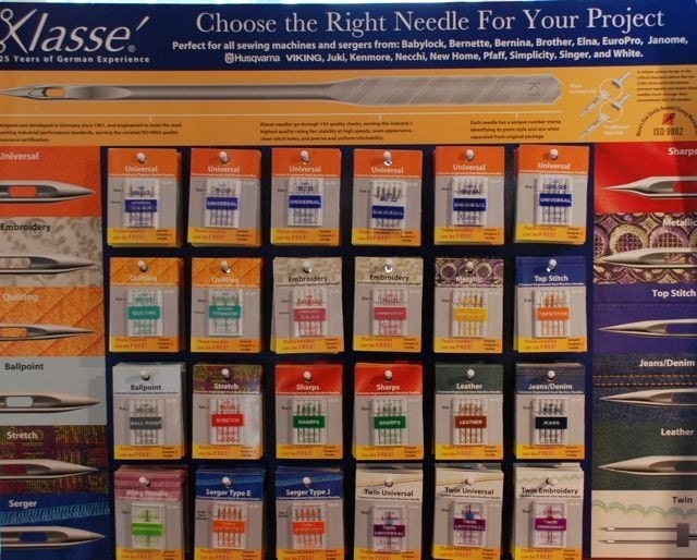 SALE - specialty Klasse sewing machine needles - finest quality - German engineered - twin, embroidery, serger, etc.