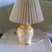 1950 Small Pale Yellow Lamp