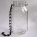 Mason Jar Lanterns or lights (set of 4), clear hanging jars for wedding decor