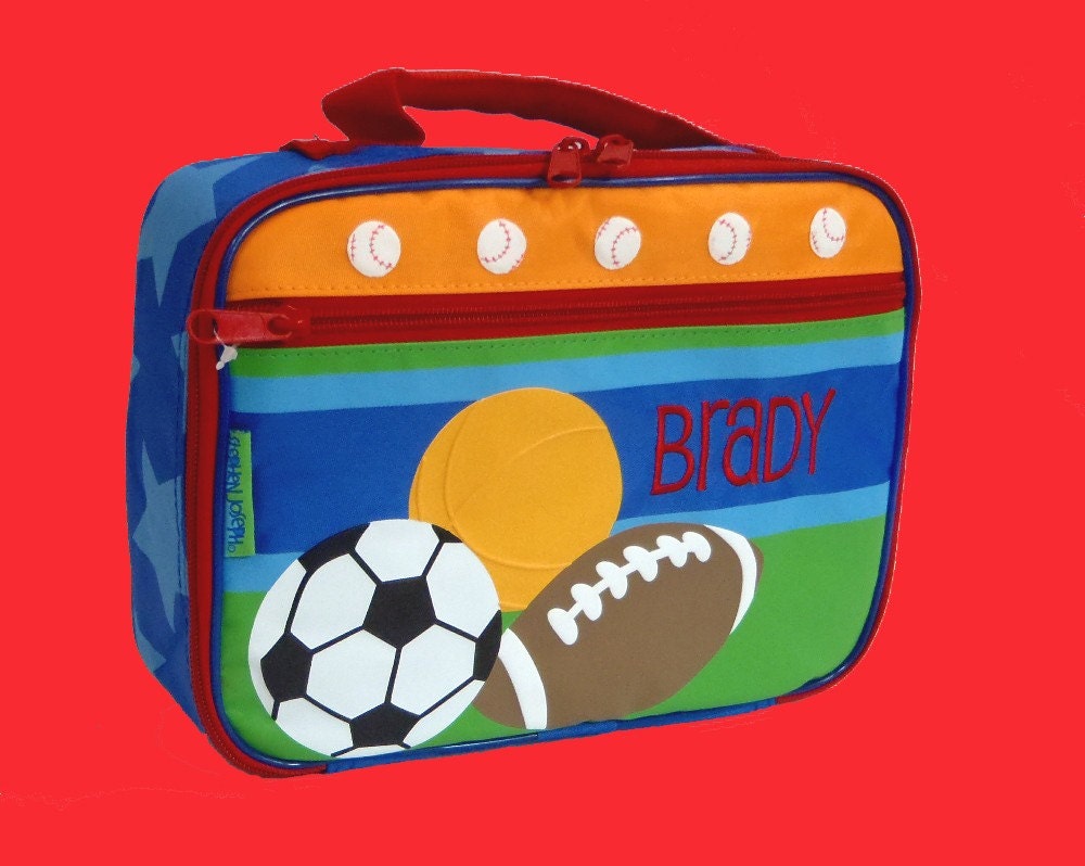 Stephen Joseph Child's SPORTS Themed Lunch Box by DeerpathDesigns