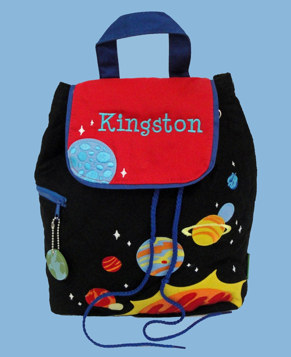 Personalized Stephen Joseph Backpack SPACE by DeerpathDesigns