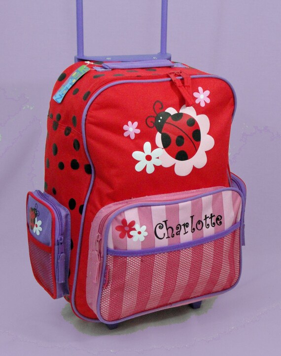 Personalized Stephen Joseph Rolling Luggage by DeerpathDesigns