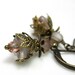 Violet Vintage Style Flower Earrings, Czech Glass, Antiqued Brass, Petite Feminine Dangle Earrings, Gifts for Her, Womens Accessories
