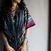 Dark Blue kaftan - Perfect long dress, beachwear, spa robe, make great Christmas, Valentine Day, Anniversary or Birthday gifts