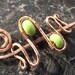 Pure copper Shawl Pin / brooch - handmade