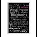 Subway Art Sign Pisces Zodiac Typography Print 5x7 in 8x10 mat