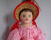 Art Doll OOAK Folk Art Izannah Walker Doll Emma
