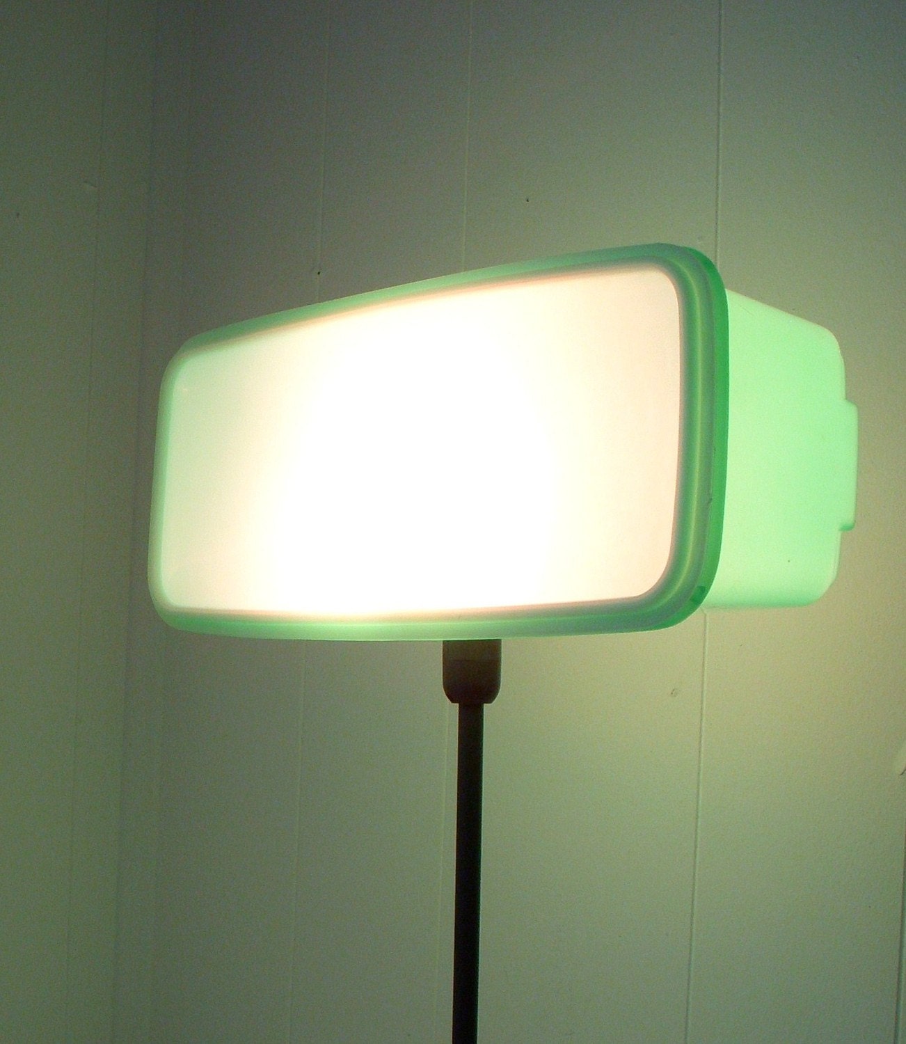 UpCycled ReCycled MOD Mad Men Mint Tupperware TupperLIGHT Table Top Lamp