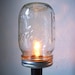 2 Mason Jar Table Lamps - Upcycled Lighting Fixtures - Mason Jar Lights - Industrial Modern Contemporary Home Decor - BootsNGus Lamp Design