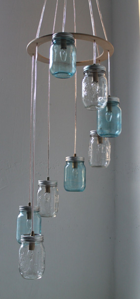 Mason Jar Chandelier Lighting