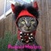 Little Devil costume hat for cat or dog