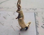 FERRET / OTTER - Gold Plated Charm