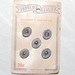 Supreme Quality blue and gold imported buttons on card - Western Germany