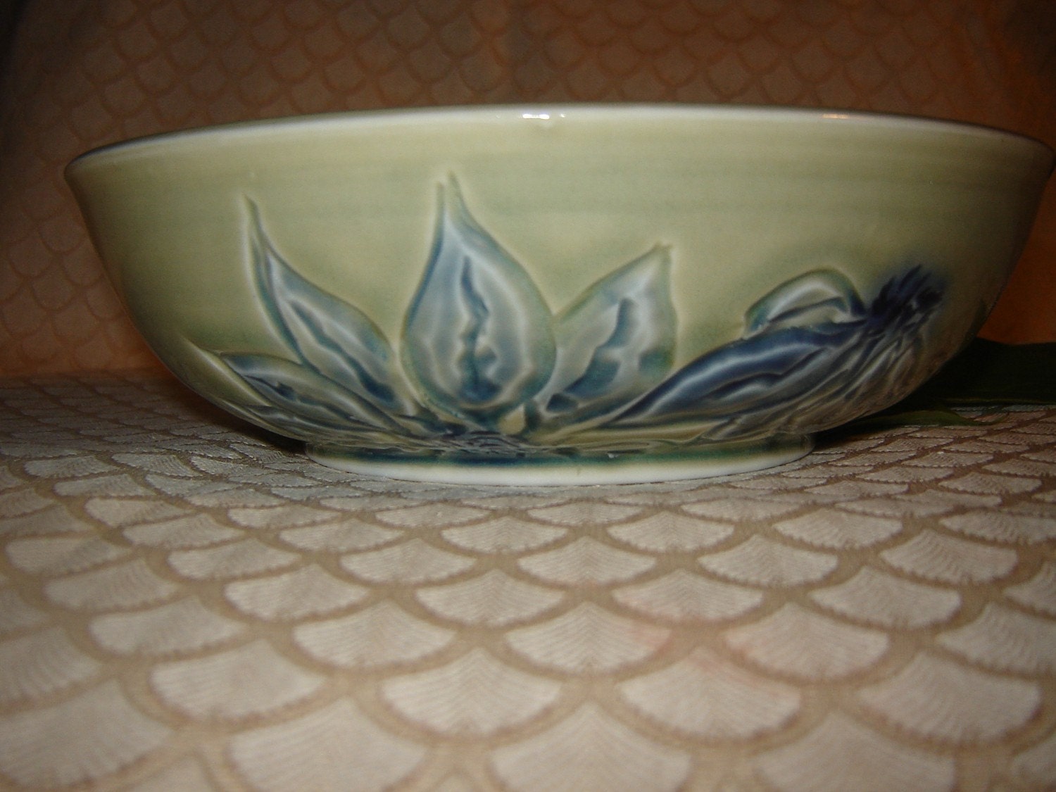 dragonfly and daisy bowl