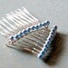 Set of 2 Swarovski Elements Crystal Pearls Silver Plated Combs (Suitable as wedding hair-piece for bride and bridesmaids)