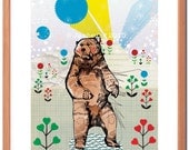 Bear A5 Fine Art Print
