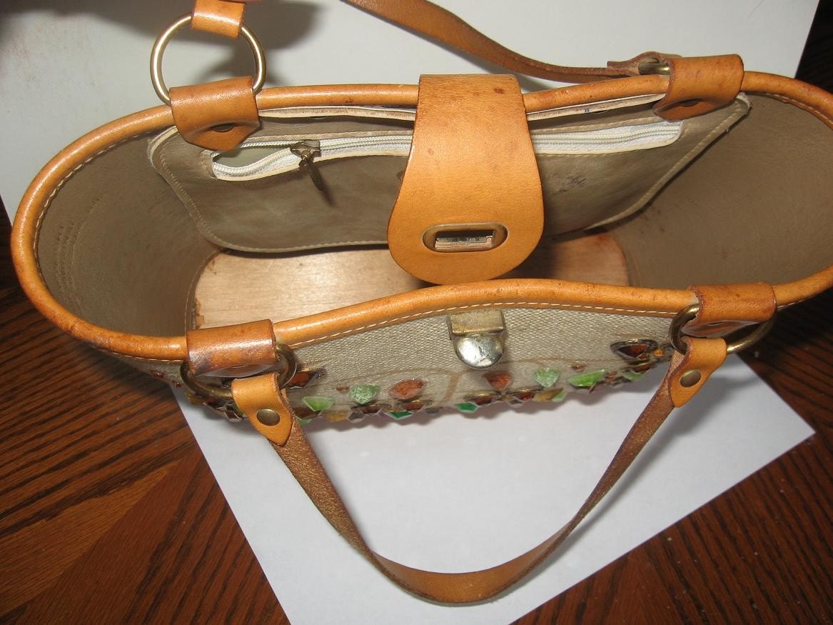 Vintage Enid Collins Original - Family Tree- Owl Handbag