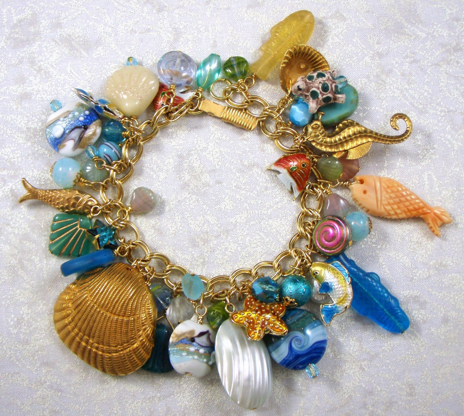 Seashore Treasures Charm Bracelet
