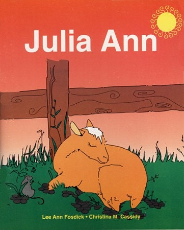 Julia Ann the Little Goat Story Book. Dairy Goats. Line Drawing Illustrations