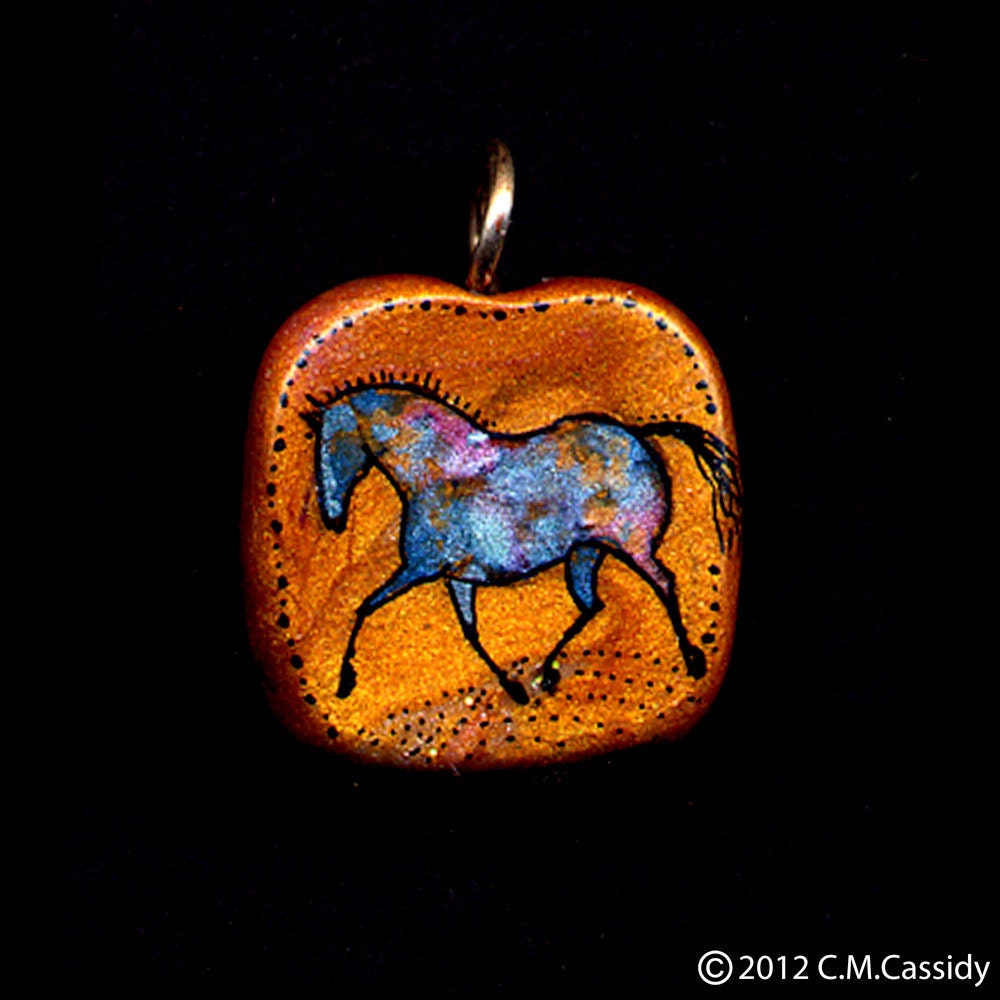 Fancy Trotting Pony Pendant