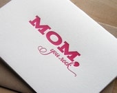 Mothers Day Card - Mom you rock