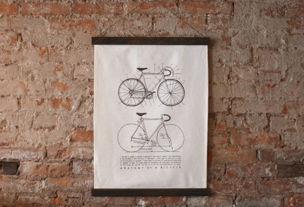 reserved for eedmondson - Anatomy of a Bicycle Poster