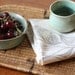 Gray Ships Tea Towel