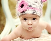 PDF 117 Peace Out Bear Beanie Sizes Infants to Adults Crochet Pattern