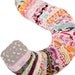 Sweet Bobbins Cloth Wipes - Girls Mixed Print Starter Set - 12 wipes - flannel and OBV - SOFT - 6x8 size