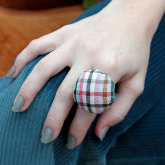 Bottle Cap Pin Cushion Ring