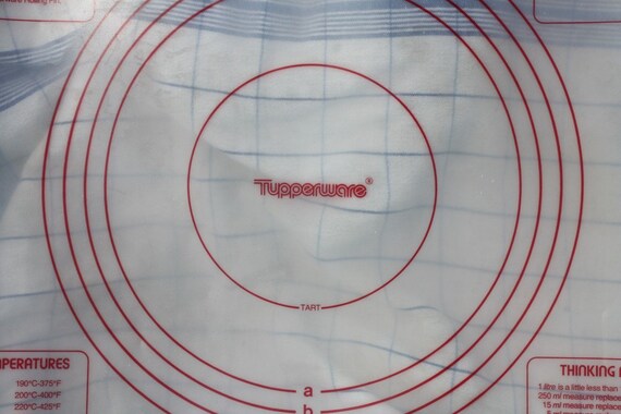 Items similar to Tupperware pastry mat on Etsy