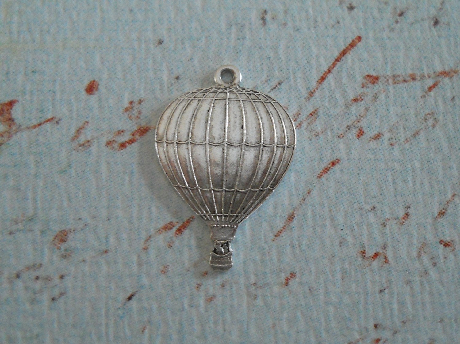 French Inspired Hot Air Balloon Pendant Charm Item 1729