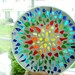 Mosaic Plate Suncatcher  Sun burst