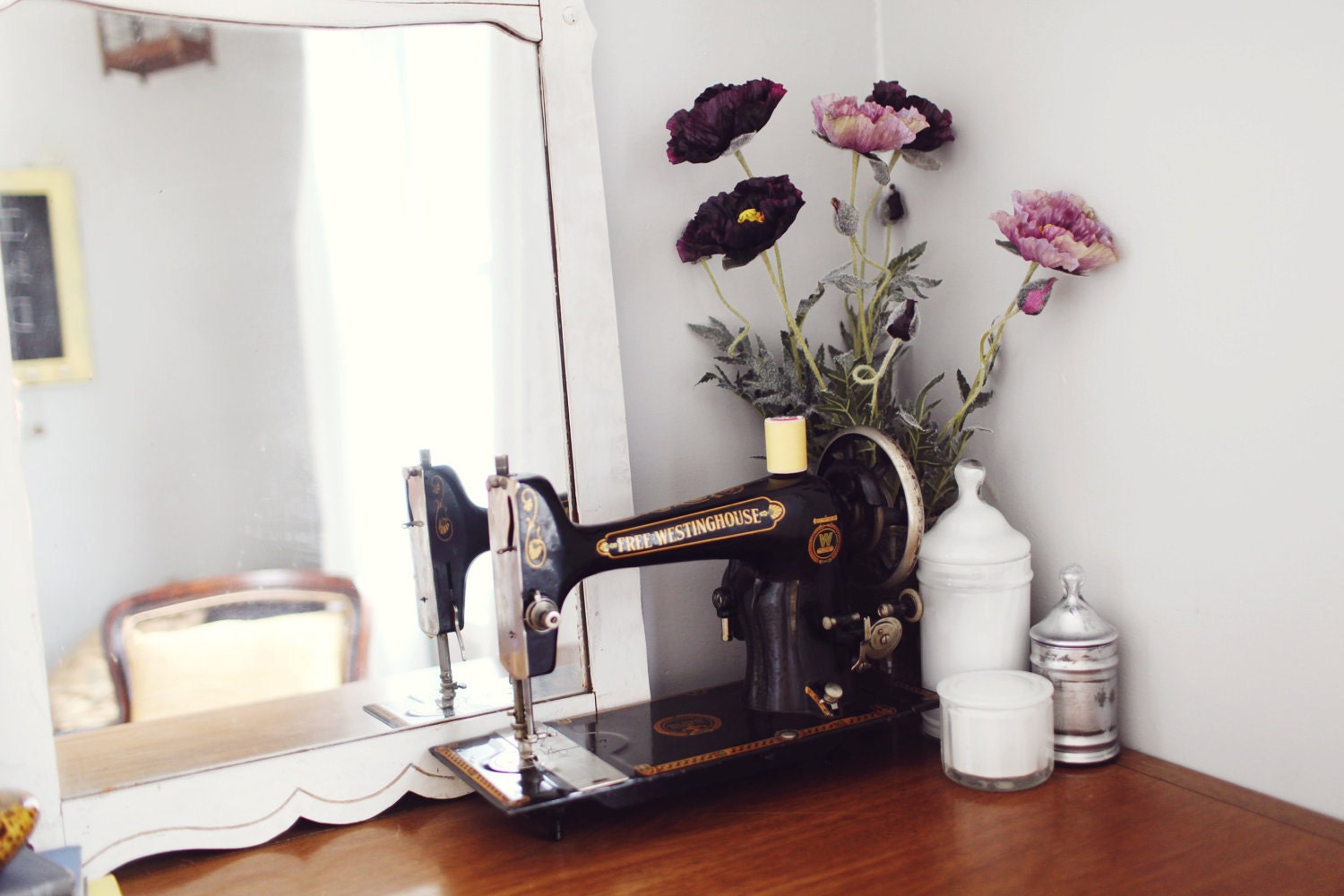 SALE - Antique Free Westinghouse Sewing Machine
