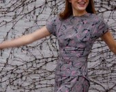 V I  N T A G E Pink Heart Frock from the Forties.