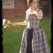CUSTOM Colonial 18th Century Rococo Dress Gown 1700s House outfit Lace-up front