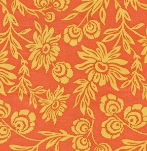 Joel Dewberry, Modern Meadow, Hand Picked Daisies in Sunset, 1  Yard