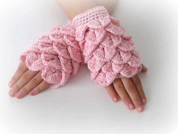 Fingerless Gloves , Pink, Pastel, Rose, Trendy, Girly, Teenie, Women, Flower