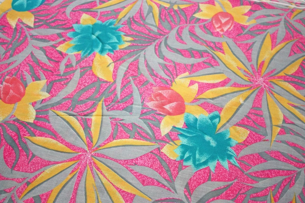 Vintage Fabric ----- Gilligans Island------ Remnant 22 x 42