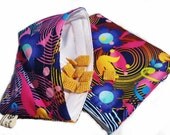 Groovy Sandwich and Snack Bag Set, Reusable