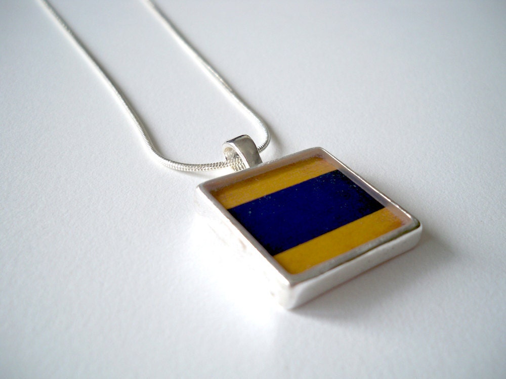 Nautical Flag D Pendant